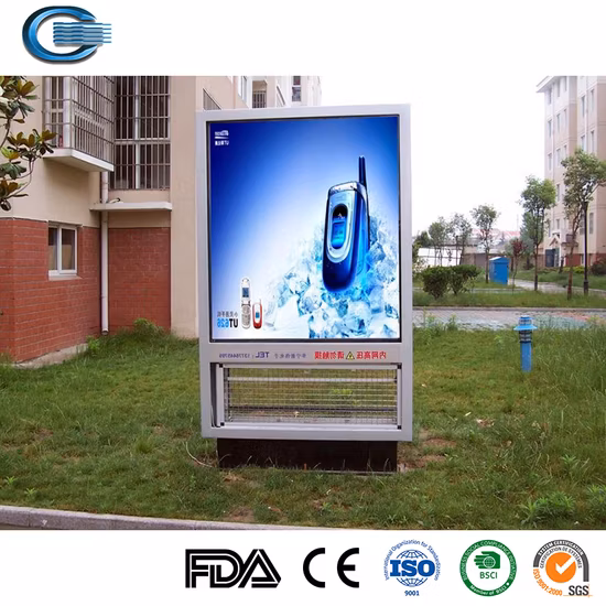 Huasheng Outdoor Board Rectangle Custom Business Light Box Sign LED Outdoor LED Advertising Light Box Acrylic Lightbox Signage