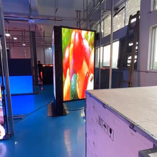 Gabinete LED de doble cara abierto frontal de servicio frontal con pantalla LED Pantalla LED para exteriores Fácil de mantener