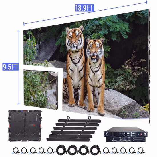 Base Pantalla P3 Outdoor Panel Menu Advertising Neon Sign for Wall Decor Taxi Roof LED Display