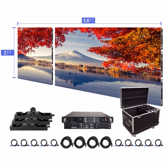 Base Pantalla P3 Outdoor Panel Menu Advertising Neon Sign for Wall Decor Taxi Roof LED Display