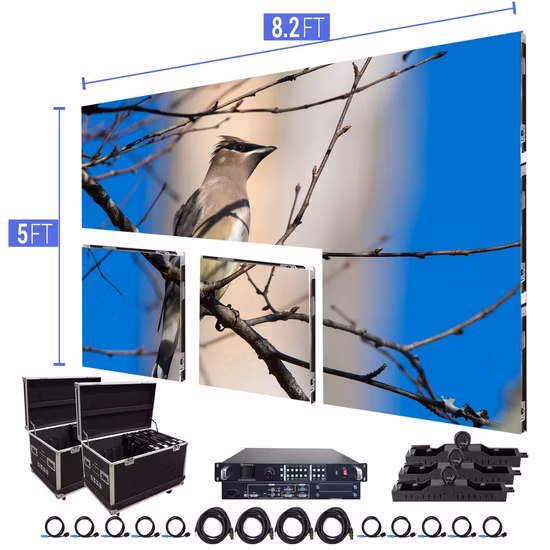 Base Pantalla P3 Outdoor Panel Menu Advertising Neon Sign for Wall Decor Taxi Roof LED Display