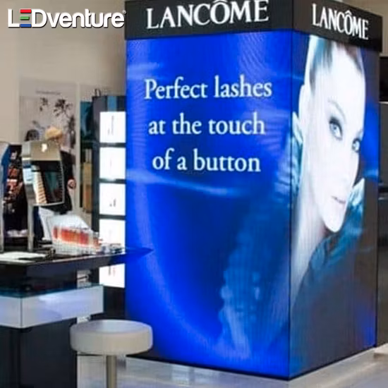 Full Color Indoor Outdoor Advertising Rental Curved Digital Mobile Flexible SMD Poster Window TV LED Display Screen with P1.2 P1.8 P2.5 P3 P4 Price